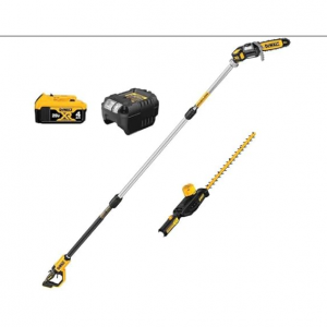 Hedge Trimmer KitDEWALT DCKO86M1 20V MAX* Cordless Pole Saw and Pole Hedge Trimmer Combo Kit