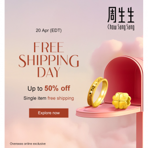 Chow Sang Sang Jewellery - Single-Item Free Shipping
