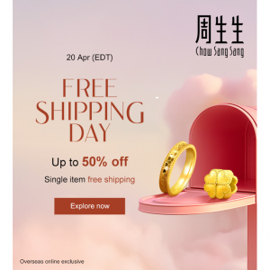 Chow Sang Sang Jewellery - Single-Item Free Shipping 