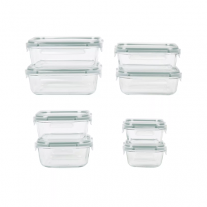 厨房16件套玻璃食品收纳套装