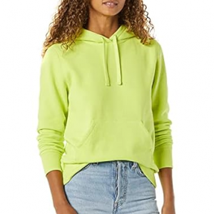 Womens RegularFit Brushed Back Fleece Pullover Hoodie