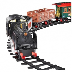Amazon Basics Remote Control Steam Engine Hobby Train Set