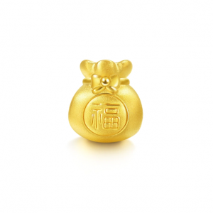 “祝福”系列：999足金福袋转运珠