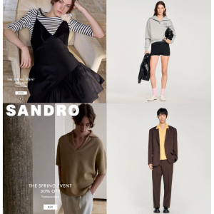 Sandro - 30% OFF Select styles