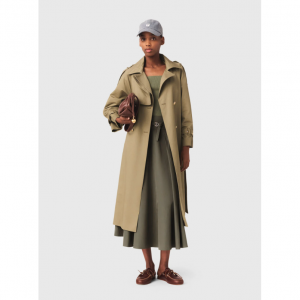 Studded trench coat