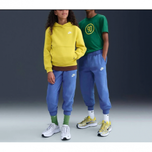 kid's sportswear club fleece pants joggers in blue