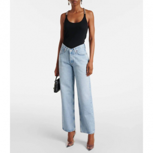 women's v waist baggy high rise jeans in prevail