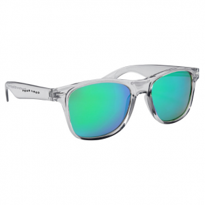 Mirrored Malibu Sunglasses w/Smoked Frame - 24-Hour Rush