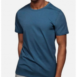 plain t-shirt in denim