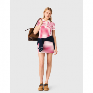 Striped polo dress