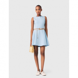 Skater dress with jewelled bows