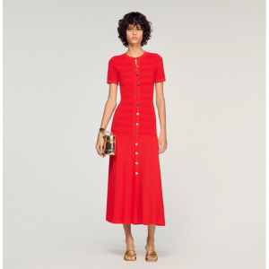 Knit maxi dress