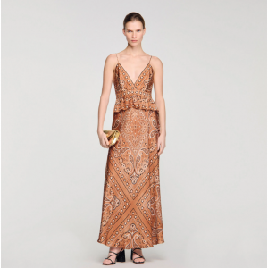 Bandana-print maxi dress