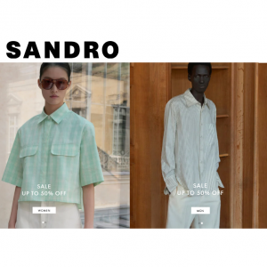 SANDRO SALE: Up to 50% Off Men & Women