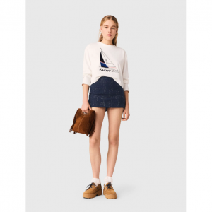 Boat print T-shirt