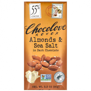 Chocolove, Almonds & Sea Salt in Dark Chocolate