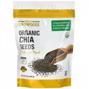 California Gold Nutrition, Superfoods, Organic Chia Seeds