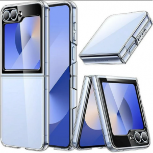 兼容 Galaxy Z Flip 6 的保護殼 —— [硬質背板] 透明保護套