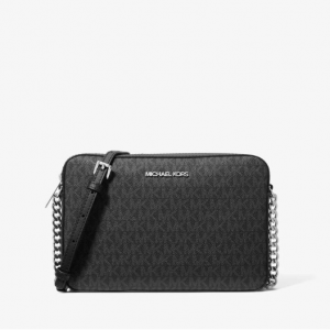 jet set large logo crossbody bag