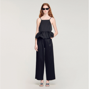 Peplum crop top