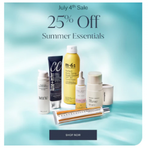 開啟獨立日禮遇：Bluemercury 夏日限定甄選，限時尊享 25% OFF