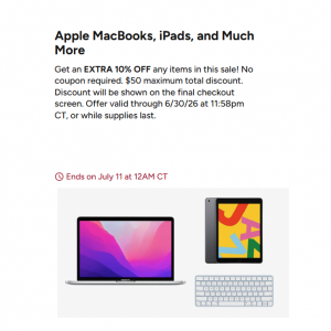 蘋果 iPad、MacBook 等超值選：輕鬆升級蘋果設備，無需承擔蘋果價格！