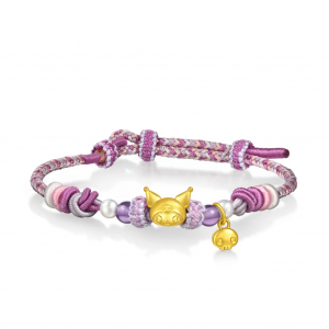 'Kuromi' 999 Gold Bracelet