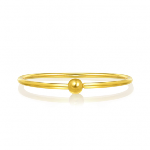 999.9 Gold Polished Bangle