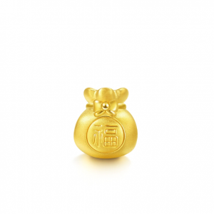 'Blessings' 999 Gold Fortune Bag Charm