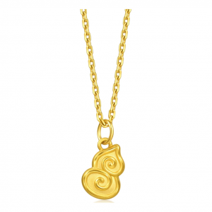 999 Gold Gourd Pendant