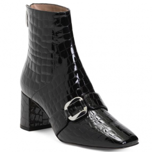 LK BENNETT Made In Spain Leather Nadima Oloid Exotic Ankle Boots