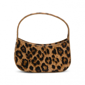 MANSUR GAVRIEL Made In Italy Leather Leopard Print Bonbon Bag