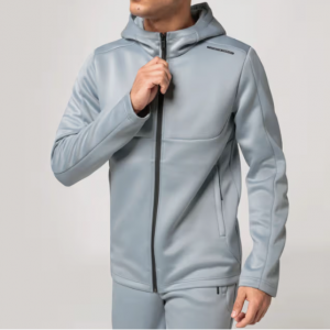 Hooded tracksuit jacket