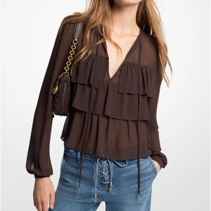 Tiered Georgette Blouse