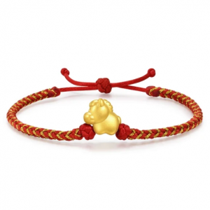 'Belief' 999 Gold Horse Bracelet