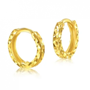 999 Gold Earrings