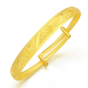 'New Born' 999.9 Gold Baby Bangle