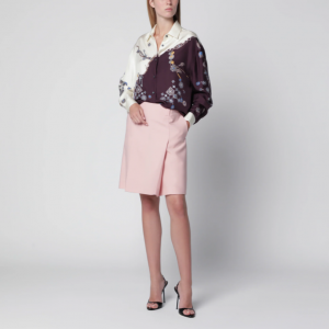 Versace Stolen Jewels Printed Shirt in Silk Twill