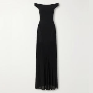ALAÏA Draped jersey midi dress