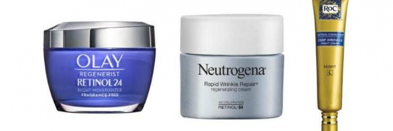 Olay Retinol 24 Vs Neutrogena Rapid Wrinkle Repair Vs RoC Retinol 