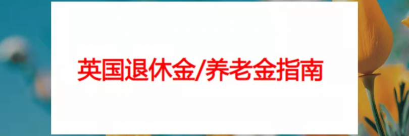 2024英国退休金/养老金指南（制度详解+新规+申请流程+计算公式+税）