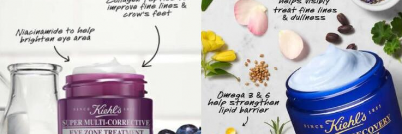 Ingredient Reviews: New Kiehl's Super Multi-Corrective Eye Cream & Midnight Recovery Omega Rich Cream