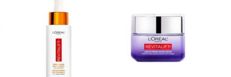 Ingredient Reviews: New L'Oreal Paris Revitalift 12% Vitamin C Serum & HA + Ceramides Plumping Water Cream