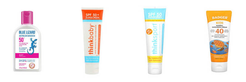 Blue Lizard vs. Thinkbaby vs. Thinksport vs. Badger Sunscreen: Which is Best for Babies and Kids?