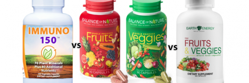 Immuno 150 vs. Balance of Nature vs. Earth Energy Fruits & Veggies: Which is the Best Option?
