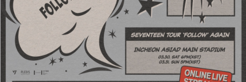 2024 SEVENTEEN“FOLLOW AGAIN”韩国、日本演唱会安排（时间+地点+门票价格+购票渠道）