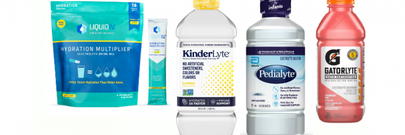KinderLyte vs. Pedialyte vs. Gatorlyte vs. Liquid IV: Who Wins the Electrolyte Drink Brand Showdown?