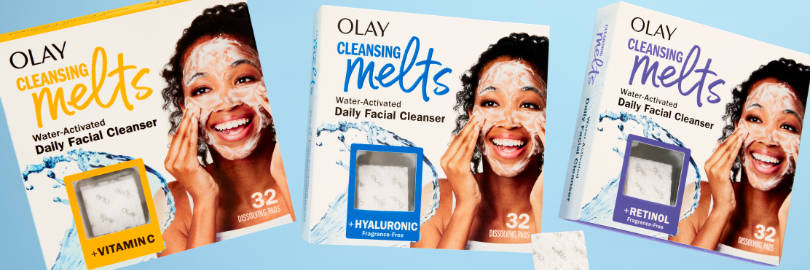 Ingredients Review: NEW Olay Cleansing Melts with Vitamin C, Hyaluronic and Retinol