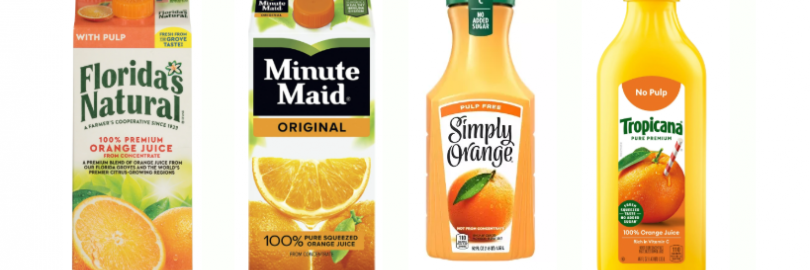 Simply Orange vs. Tropicana vs. Florida's Natural vs. Minute Maid Orange Juice: Which is Best?