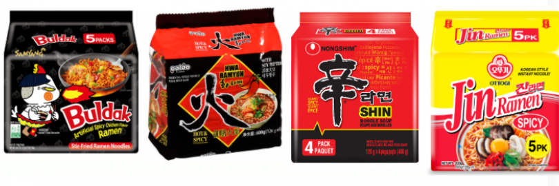 Spice Showdown: Shin Ramyun vs Buddha Ramen vs Paldo Hwa Ramyun vs Ottogi Jin Ramen